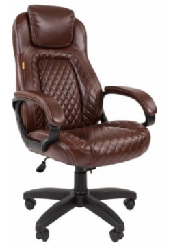 Кресло Chairman 432  экопремиум коричневый