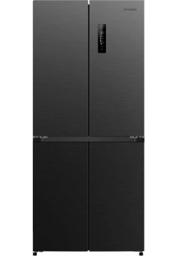 Холодильник Side by Hyundai CM4541F черная сталь Морозильная камера: снизу