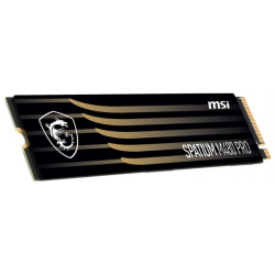 SSD накопитель MSI SPATIUM M480 PRO PCIE 4 0 NVME M 2 4TB Емкость: 4096 Гб