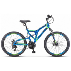 Велосипед для подростков STELS Mustang MD 24 V010 Синий/Черный (LU095563 LU094556 16) 