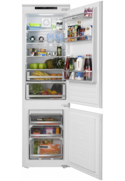 Встраиваемый холодильник Meferi MBR177 COMBI NO FROST POWER 