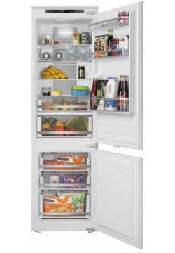 Встраиваемый холодильник Meferi MBR177 TOTAL NO FROST ULTRA 
