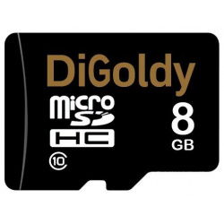 Карта памяти Digoldy microSDHC 8GB Class10 