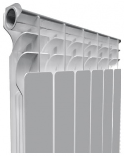 Радиатор отопления Aquaprom AL 500/80 A21 6 секций (00 00018430) 