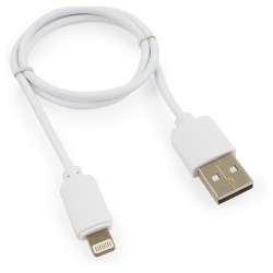 Аксессуар Гарнизон USB AM  Lightning 50cm White GCC USB2 AP2 0 5M W