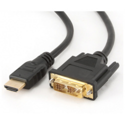 Аксессуар Gembird Cablexpert HDMI DVI 19M/19M 1 8m Single Link Black CC 6 