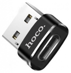 Аксессуар Hoco USB  Type C OTG Black UA6