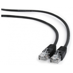 Сетевой кабель Gembird Cablexpert UTP cat 5e 5m Black PP12 5M/BK 