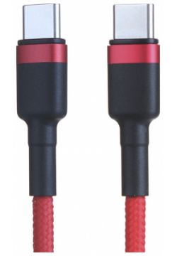 Аксессуар Baseus Cafule USB Type C PD2 0 60W 1m Red CATKLF G09 