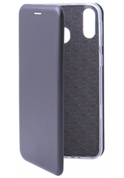 Чехол Innovation для Samsung Galaxy M20 Book Silicone Magnetic Black 15512 