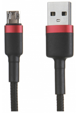 Аксессуар Baseus Cafule Cable USB  MicroUSB 2 4A 1m Red Black CAMKLF B91