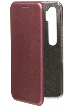Чехол Innovation для Xiaomi Mi Note 10 Book Silicone Magnetic Bordo 17049 