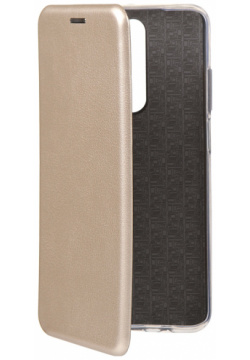Чехол Innovation для Xiaomi Redmi K30 Book Silicone Magnetic Gold 17084 