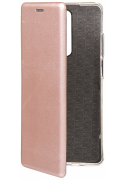Чехол Innovation для Xiaomi Redmi K30 Book Silicone Magnetic Rose Gold 17086 