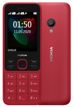 Сотовый телефон Nokia 150 (2020) Dual Sim Red  2020