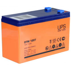 Аккумулятор для ИБП Delta Battery DTM 1207 12V 7Ah 