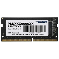 Модуль памяти Patriot Memory Signature DDR4 SO DIMM 2666MHz PC4 21300 CL19  8Gb PSD48G266682S