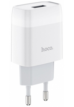 Зарядное устройство Hoco C72A 1xUSB 2 1A White 