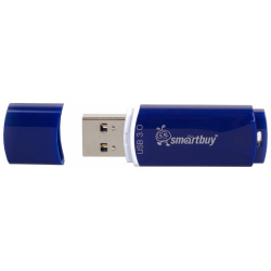 USB Flash Drive 128Gb  SmartBuy Crown Blue SB128GBCRW Bl
