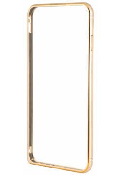 Чехол бампер Ainy for iPhone 6 Plus Gold QC A014L 