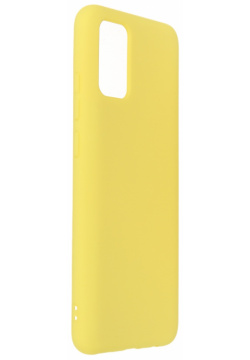 Чехол Innovation для Samsung Galaxy A02S Soft Inside Yellow 19732 
