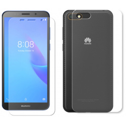 Гидрогелевая пленка LuxCase для Huawei Y5 Lite 0 14mm Front and Back Transperent 