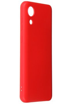 Чехол DF для Samsung Galaxy A03 Core Silicone Red sOriginal 33 GROUP 