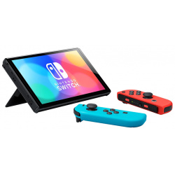 Игровая приставка Nintendo Switch Oled Neon Red Blue