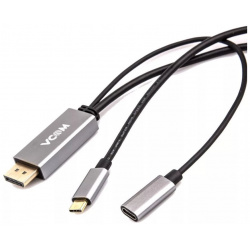 Аксессуар Vcom USB Type C  DP 1 8m CU422MCPD