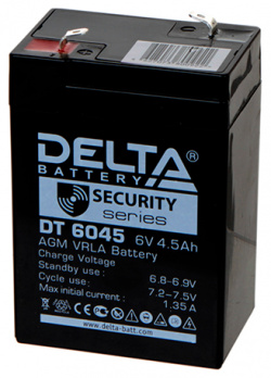 Аккумулятор Delta Battery DT 6045 6V 4 5Ah 