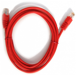 Сетевой кабель Gembird Cablexpert UTP cat 5e 3m Red PP12 3M/R 