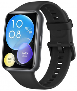 Умные часы Huawei Watch Fit 2 Yoda B09S Midnight Black Silicone Strap 55028916 