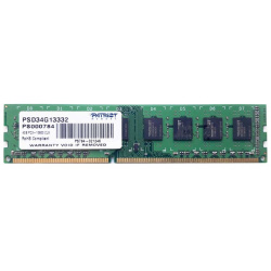 Модуль памяти Patriot Memory DDR3 DIMM 1333Mhz PC3 10600 CL9  4Gb PSD34G13332