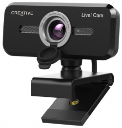 Вебкамера Web Creative Live  Cam SYNC 1080P V2 черный 2Mpix (1920x1080) USB2 0 с микрофоном