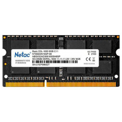 Модуль памяти Netac DDR3L SO DIMM 1600Mhz PC12800 CL11  8Gb NTBSD3N16SP 08