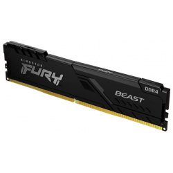 Модуль памяти Kingston Fury Beast Black DDR4 DIMM 3600Mhz PC28800 CL17  8Gb KF436C17BB/8