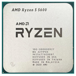 Процессор AMD Ryzen 5 5600 (3500MHz/AM4/L2+L3 35840Kb) 100 000000927 OEM 