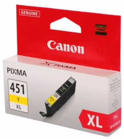Картридж Canon CLI 451Y XL Yellow 6475b001