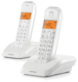 Радиотелефон Motorola S1202 White 