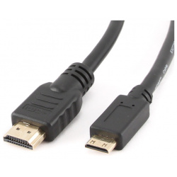 Аксессуар Gembird Cablexpert HDMI miniHDMI 19M v1 4 3D Ethernet 1 8m Black CC HDMI4C 6 