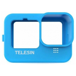 Чехол Telesin для GoPro Hero 12 / 11 10 9 Silicone Blue GP HER 041 