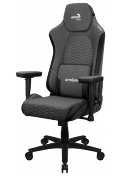 Компьютерное кресло AeroCool Crown Plus AeroWeave Ash Black 4711099472536 
