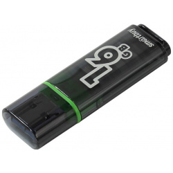 USB Flash Drive 16Gb  SmartBuy Glossy series 3 0/3 1 Gen Dark Grey SB16GBGS DG