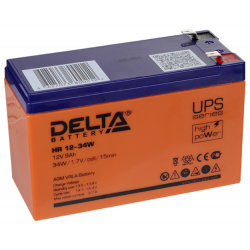 Аккумулятор для ИБП Delta Battery HR 12 34W 12V 8 5Ah 