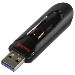 USB Flash Drive 128Gb  SanDisk Cruzer Glide 3 0 Black SDCZ600 128G G35