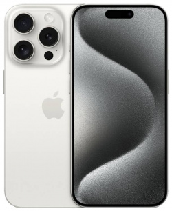 Сотовый телефон APPLE iPhone 15 Pro 128Gb White Titanium (A3101  A3102) (nano SIM + eSIM)