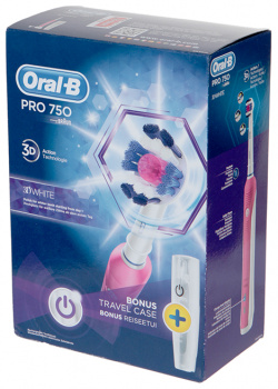 Зубная электрощетка Braun Oral B Pro 750 LTD Edit Pink 