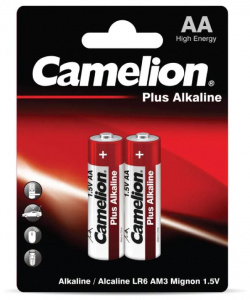 Батарейка AA  Camelion Alkaline Plus LR6 BP2 (2 штуки)