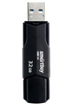 USB Flash Drive 32Gb  SmartBuy Clue 3 1 Black SB32GBCLU K3