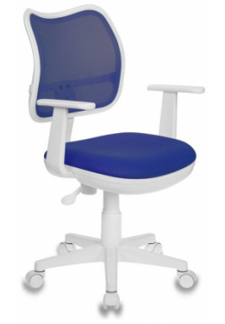 Компьютерное кресло Бюрократ Ch W797 Blue White W797/BL/TW 10 